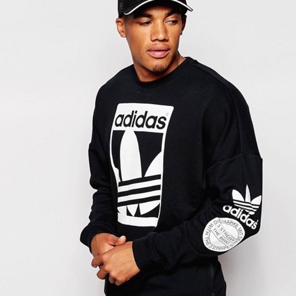 adidas originals street graphic pullover hoodie